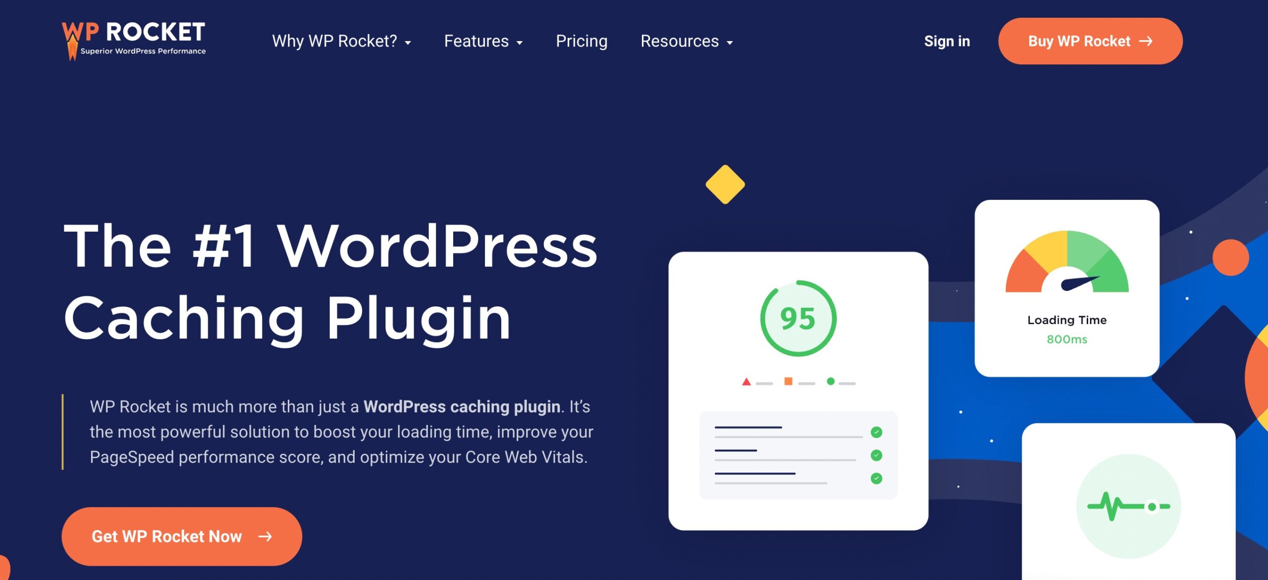 install and activate WP Rocket plugin