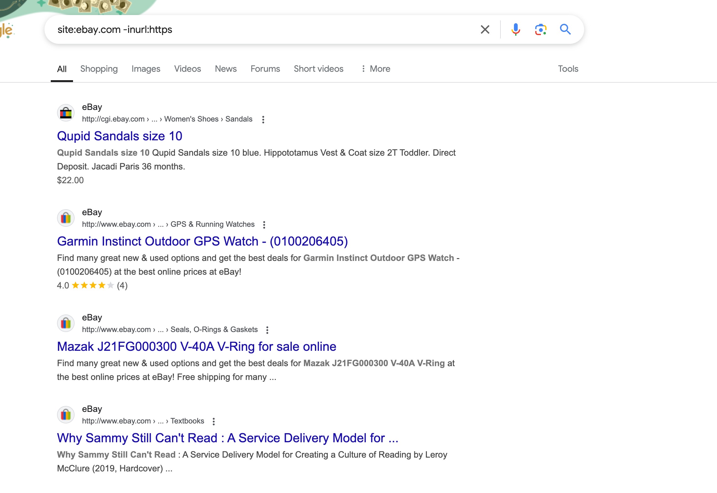finding pages that are not secure