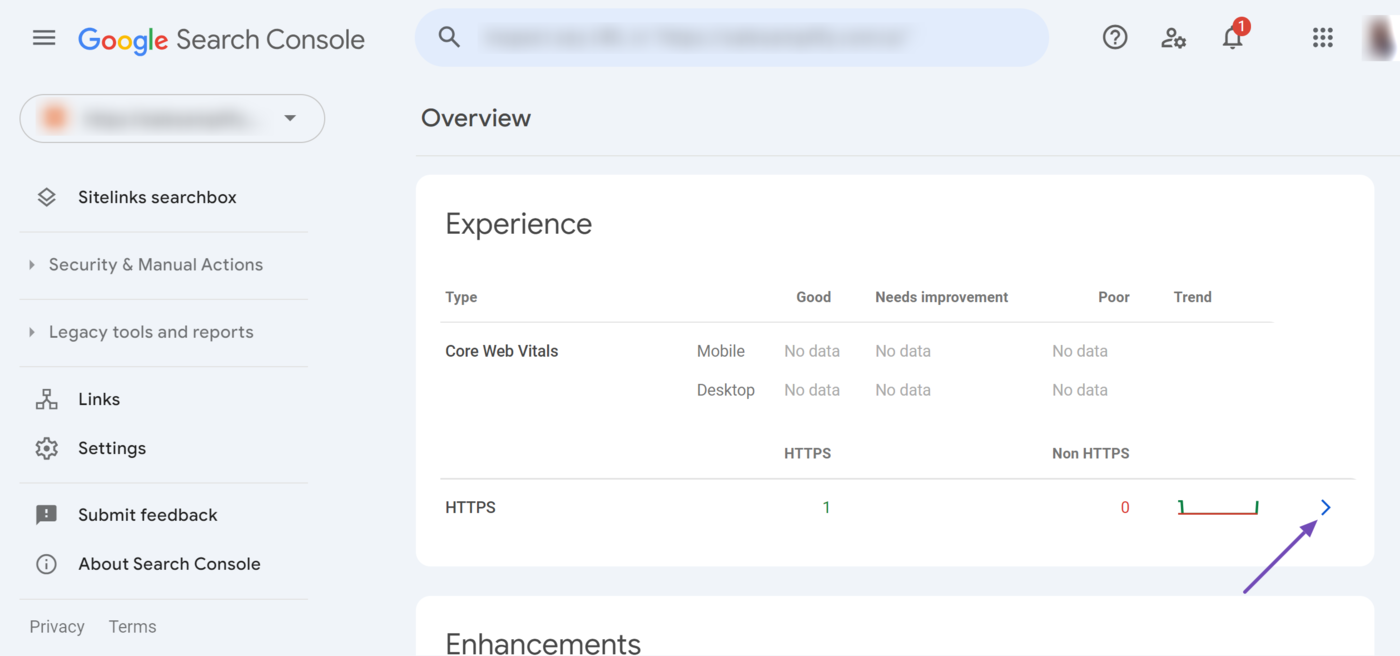 Overview of the Experience section