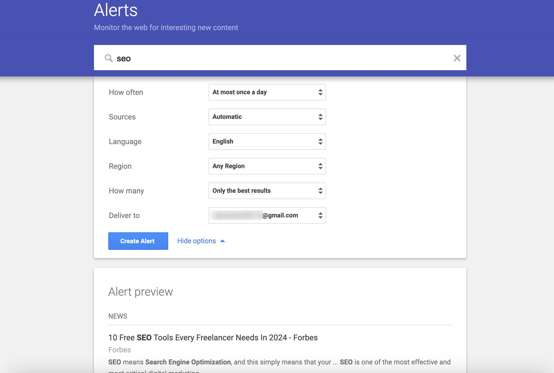 Google Alerts