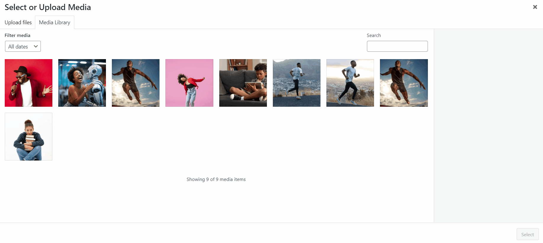 Media library generate ALT text
